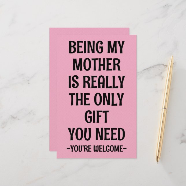 Mamá y abuela, dulce idea de regalo de la tarjeta  (Anverso/Reverso In Situ)