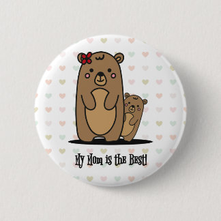 Mama y Baby Bear | Mejor botón de mamá