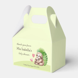 Mamá y bebé Sloth - Cajas favoritas de Baby Shower