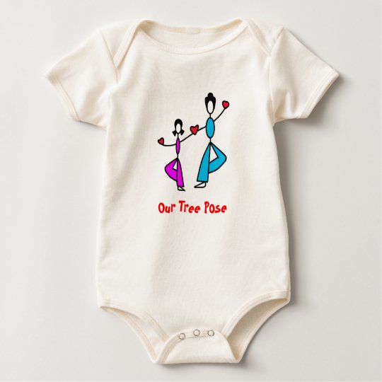 Mamá y hija - la yoga del bebé viste (orgánico) body para bebé