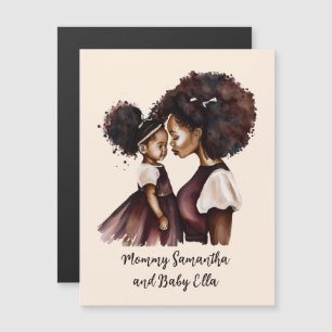 Mamá y hija negras personalizadas (5)
