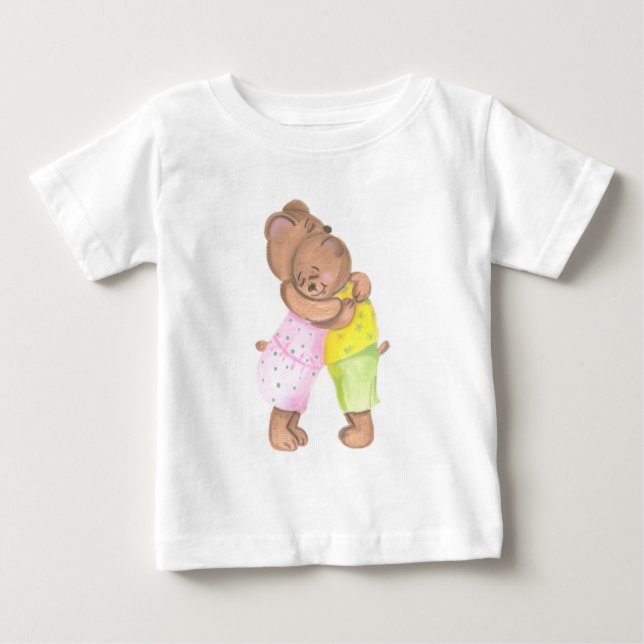 Mamá y niño osos Camisetas a juego (Anverso)