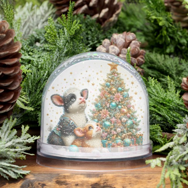 Mamá y vaca bebé (Invierno)