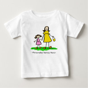 Mamá y yo - Madre y hija - camiseta Brunette