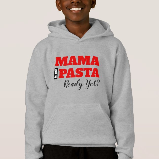 ¿Mamá Ya Está Preparada La Pasta? Camisetas para n (Anverso)