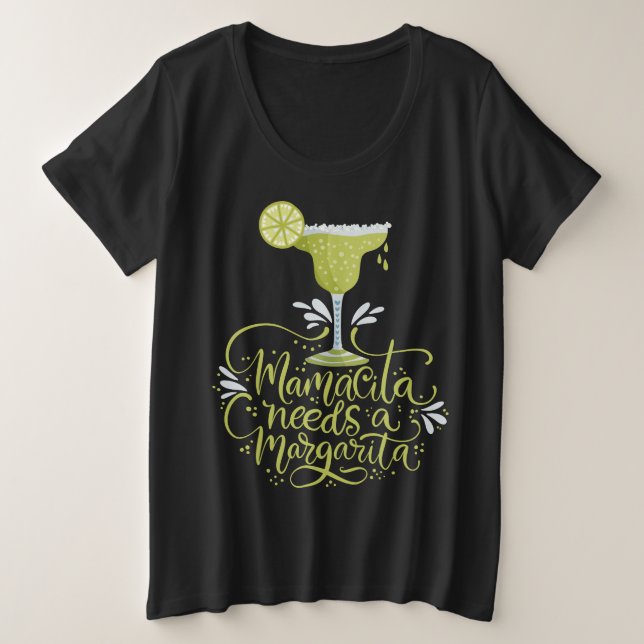 Mamacita Necesita una Margarita (Anverso del diseño)