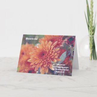 Mamáes de flor Naranja de tarjeta de simpatía por 