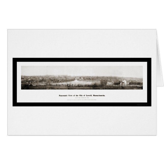 Mamáes Lowell Panorama Foto 1874 (Anverso (Horizontal))