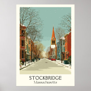 Mamáes Stockbridge Arte de la calle principal vint