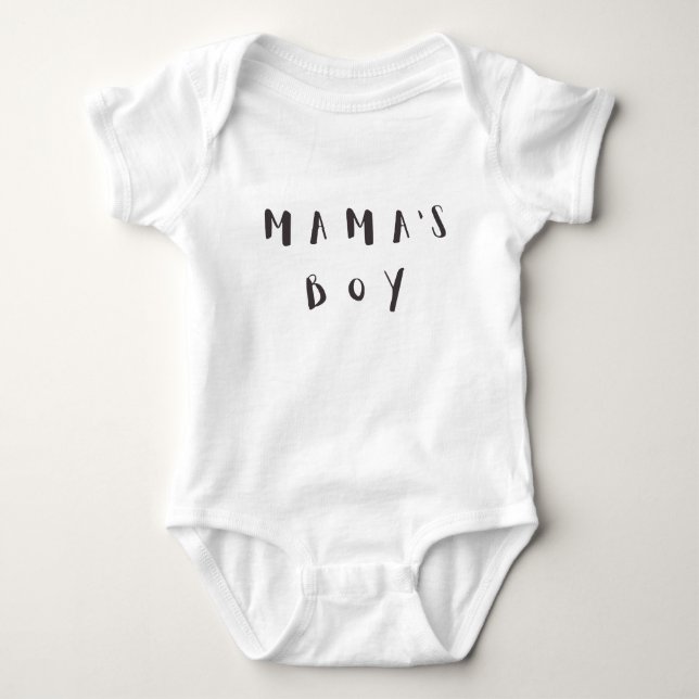Mama's Boy - Cita divertida, Jersey de bebé (Anverso)