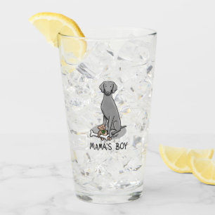 Mama's Boy Weimaraner (gris 1) juguetes mamá perro