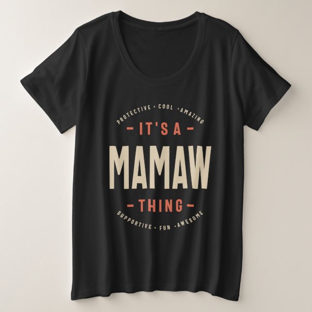 Mamaw tiene Chistes - Diseño para mamás y abuela (Anverso del diseño)