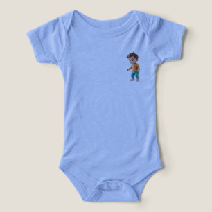 mameluco de bebé lindo con pequeño personaje 
