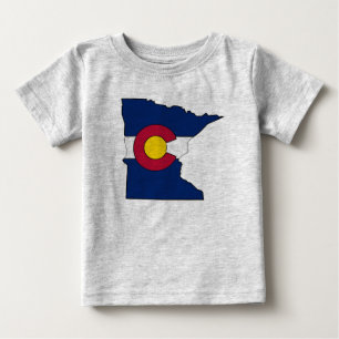 Mameluco del bebé del esquema de Minnesota de la