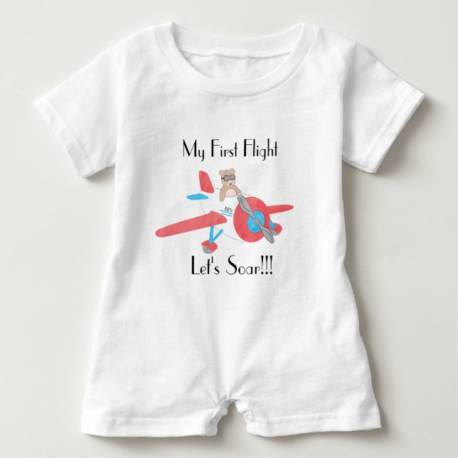 Mameluco del primer vuelo del bebé (Anverso)