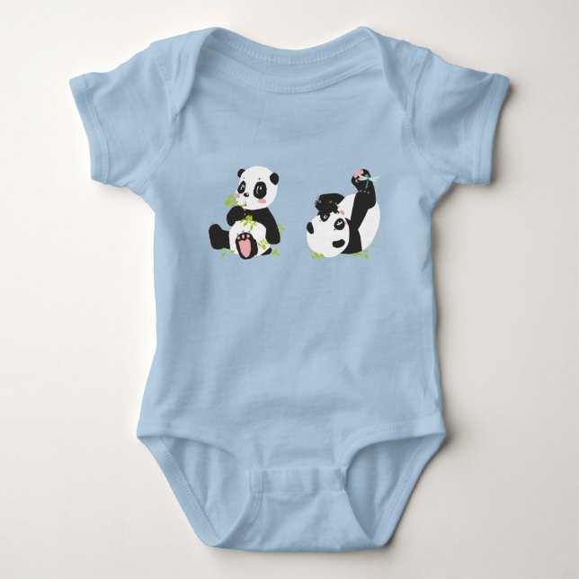 Mameluco impreso con panda (Anverso)