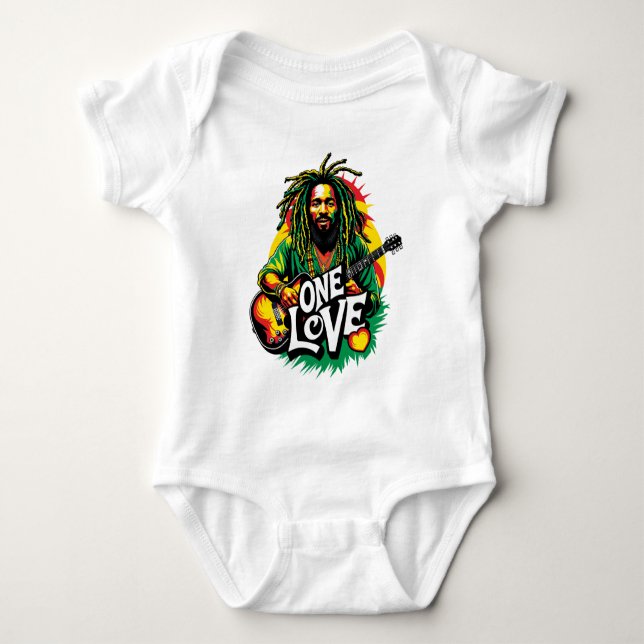 Mameluco One Love el Rey del Reggae (Anverso)