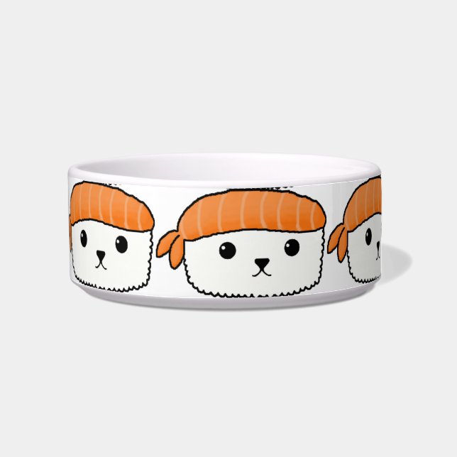 Mamesushi - cuenco lindo del gato del sushi (Derecha)