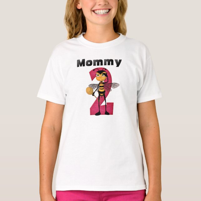 ***Mami 2BEE Camiseta de maternidad para mujeres (Anverso)