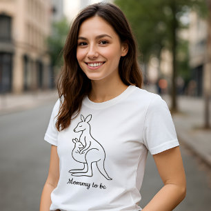 Mami editable será el diseño de camisetas canguro