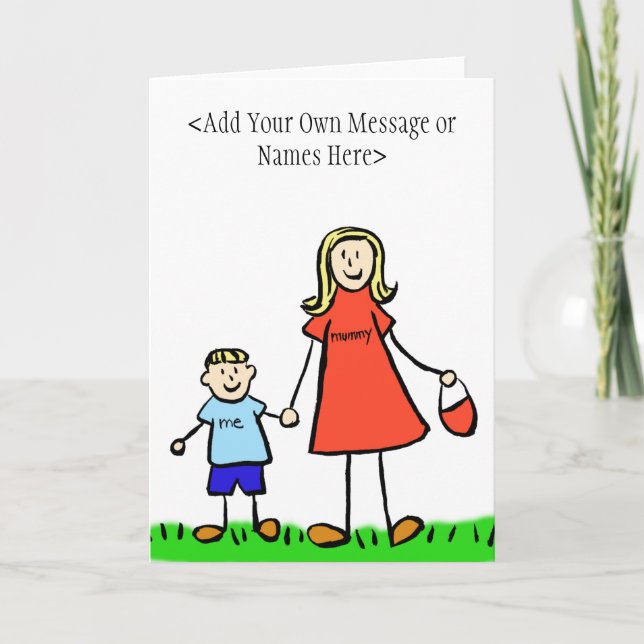 Mami & Me Blond - Tarjetas de felicitación Persona (Anverso)