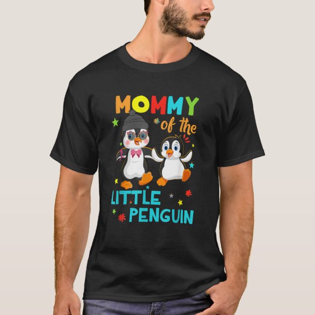 Mami Of Little Pingüino Birguin Family Camisetas M (Anverso)