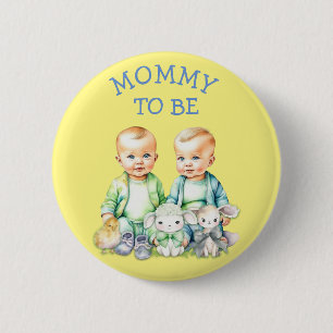 Mami personalizada para ser botón Baby Shower