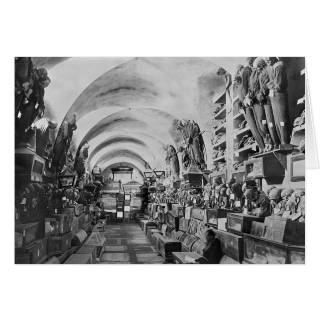 Mamis de la catacomba de Palermo, Italia (Anverso (Horizontal))