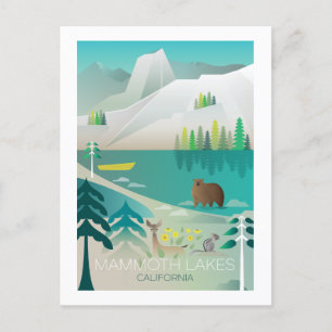 Mammoth Lakes, postal de California