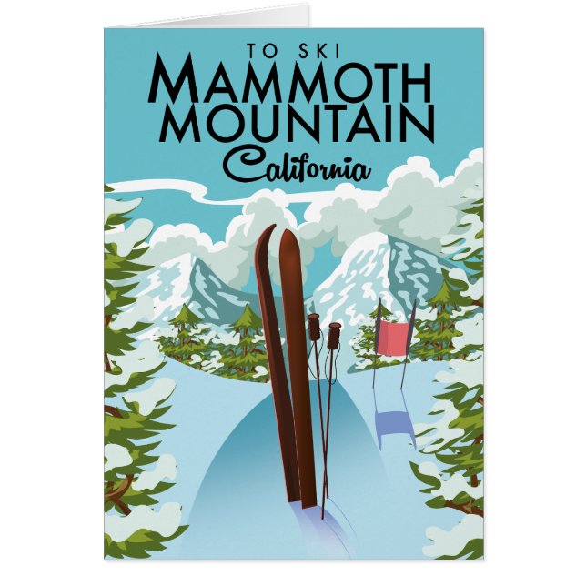 Mammoth Mountain California a ski (Frente)