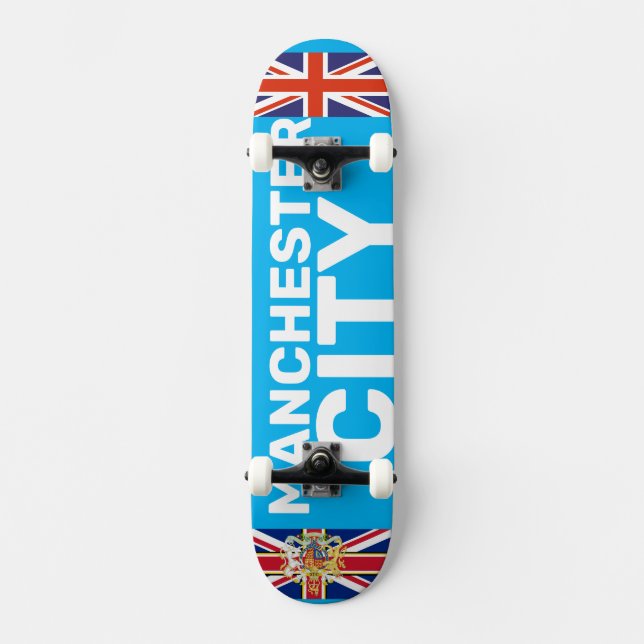 MAN CITY Skateboard (Anverso)