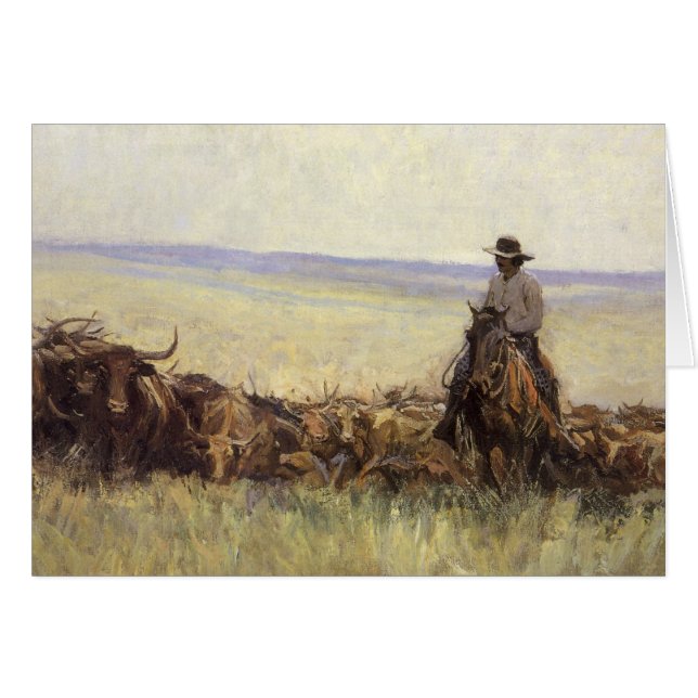 Manada de senderos a Wyoming por WHD Koerner (Anverso (Horizontal))