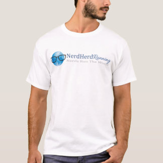 Manada del empollón que funciona con la camiseta