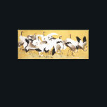 Manada japonesa de gránulos, impresión vintage,<br><div class="desc">El rebaño japonés de grúas pintado en vintage por Ishida Yūtei capta la elegancia y la gracia de estos pájaros venerados en un entorno natural y sereno. El meticuloso cepillo de Yūtei y el delicado uso del color resaltan las majestuosas formas de las grúas en un entorno de paisajes suaves...</div>