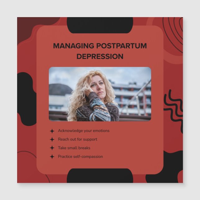 Managing Postpartum Depression Awareness Design (Anverso)