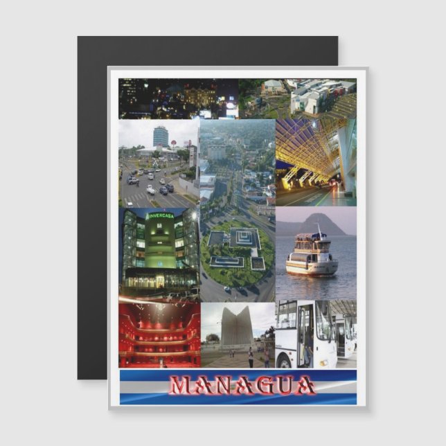 Managua - Nicaragua - Mosaico - (Anverso/Reverso)