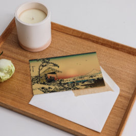 mañana de invierno en el Monte Fuji