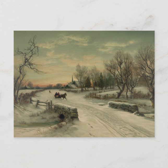 Mañana del navidad - postal #2 (Anverso)