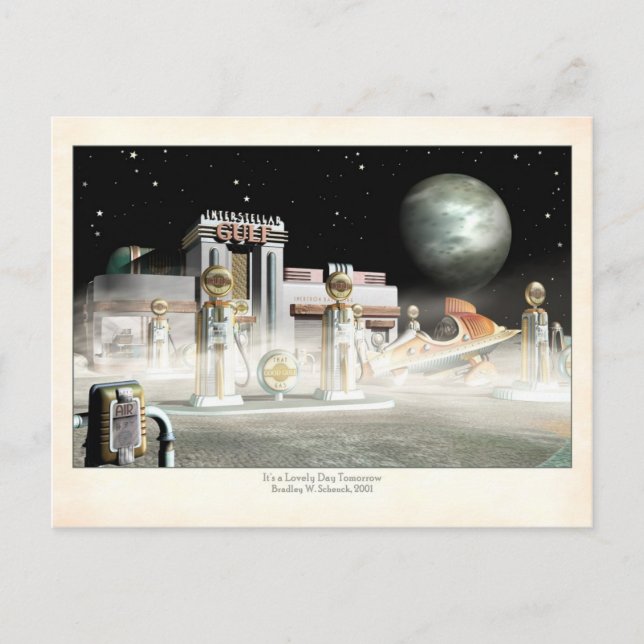 Mañana es una postal un día encantador (Anverso)