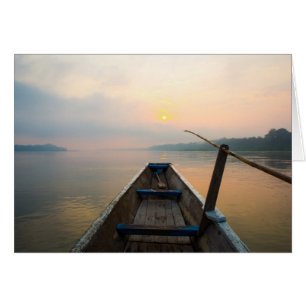 Mañana fuera del lago con el bote