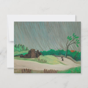 Mañana Lluviosa Henri Rousseau, Arte Antiguo Fino
