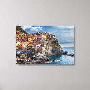 Manarola ItalyCliffside contiene ARTE de la lona