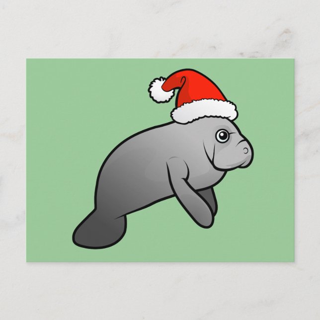 Manatee Santa del navidad (Anverso)