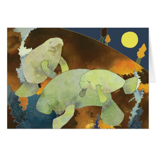 Manatee: Tarjeta en blanco