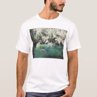 Manatíes en la camiseta de la Primavera Azul
