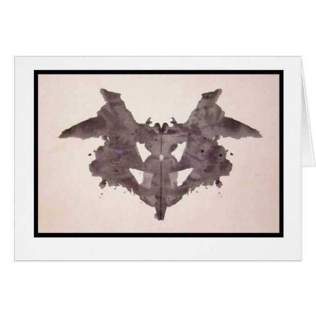 Mancha de tinta 1,0 de Rorschach (Anverso (Horizontal))