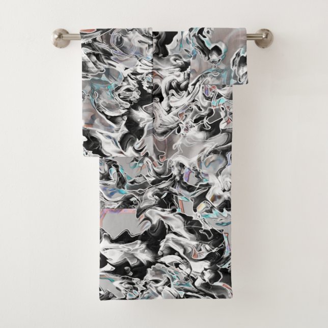 Manchas cromadas con gradiente o hume, de negro a  (In situ)