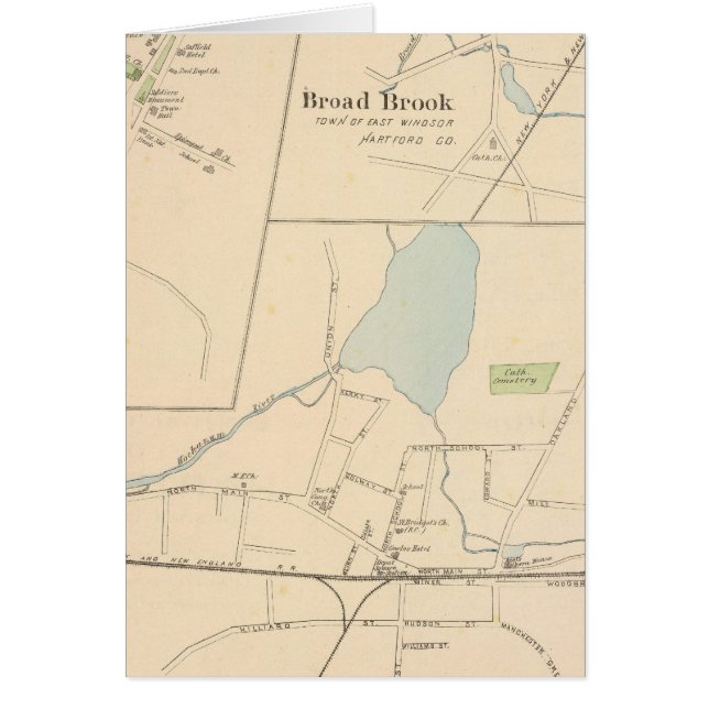 Manchester, Suffield, Broad Brook (Frente)