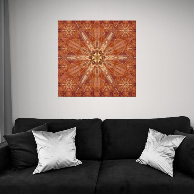 Mandala 10 Poster brillante (Subido por el creador)