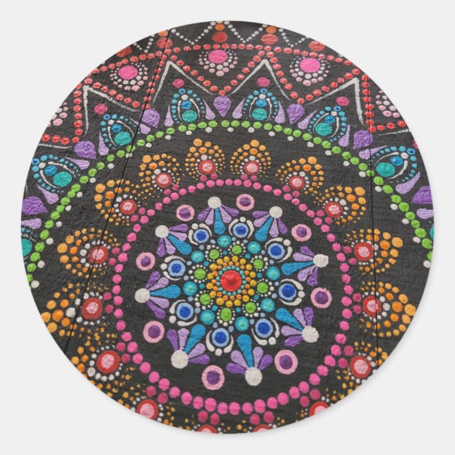 Mandala 25 Pegatina (Anverso)